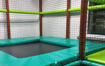 Sala zabaw dla dzieci z areną trampolinową – Ceny producenta MIRTA – Projekt 2404-5-10
