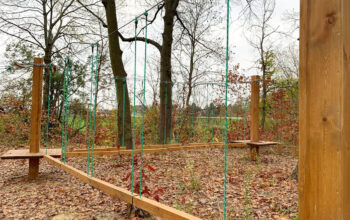 Dziecięcy park linowy "Małpi Gaj" – Wykonanie i montaż od MIRTA – Projekt 2406-1-13